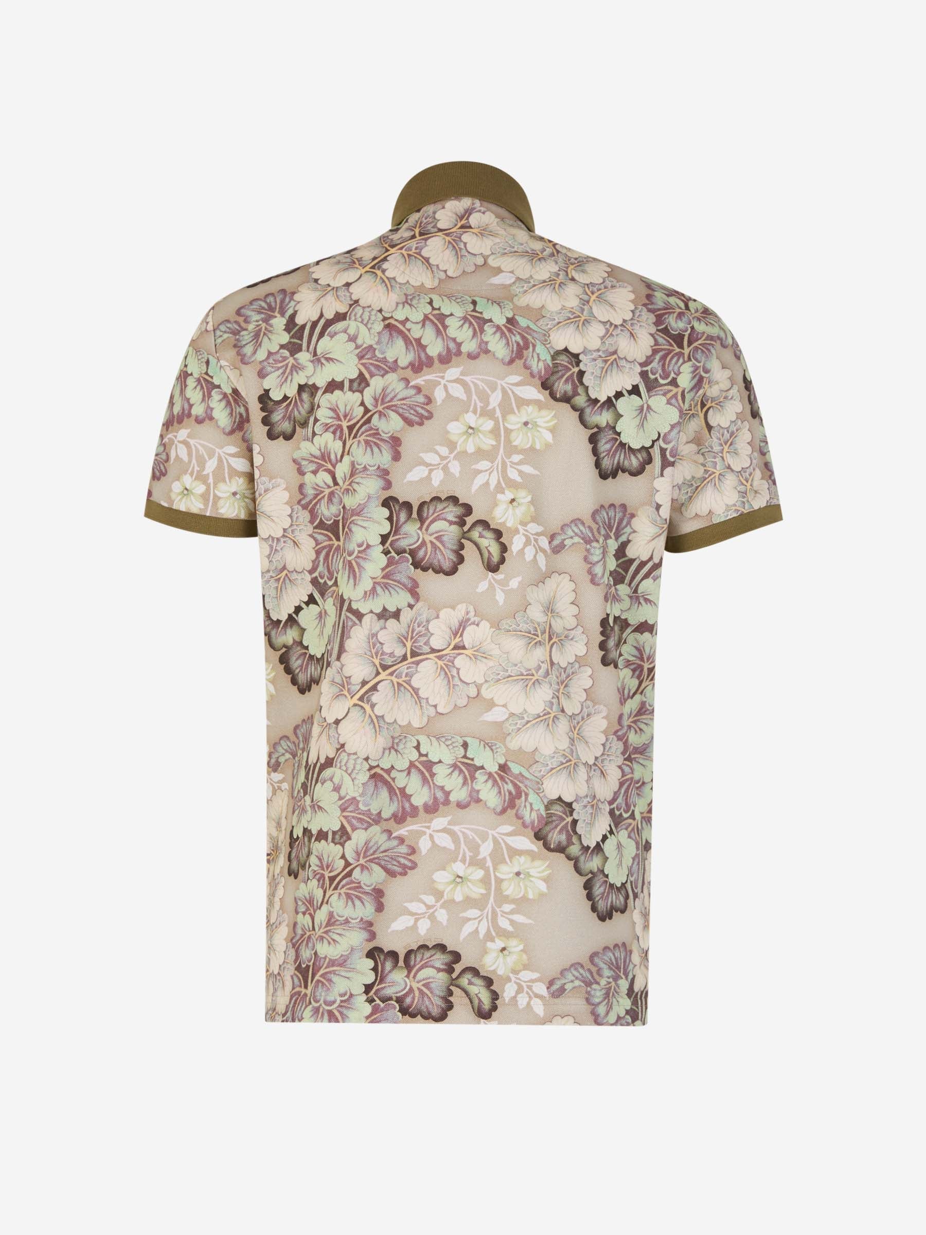 Flowers Cotton Polo