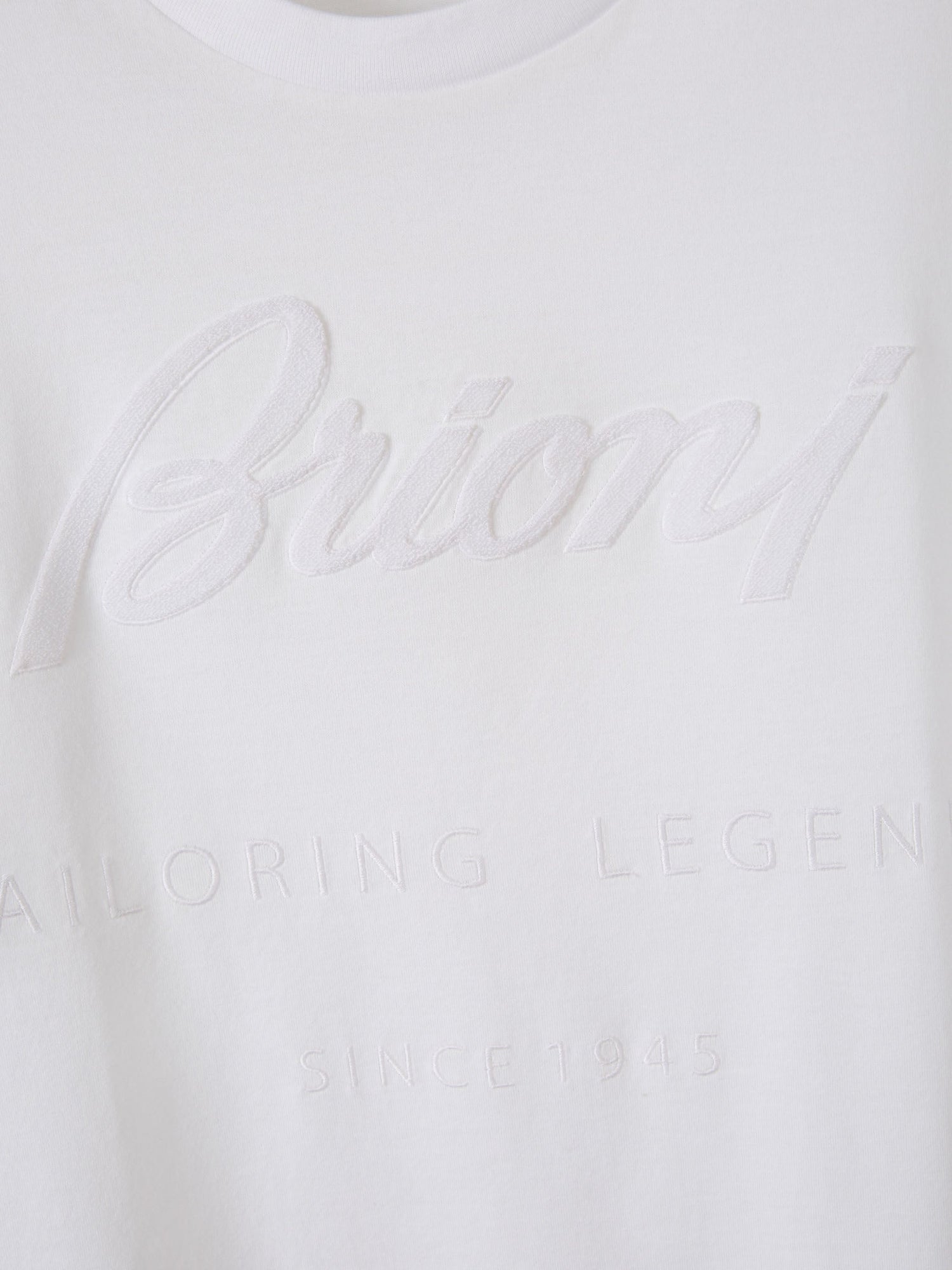 Brioni Camiseta Logo Relieve color Blanco sku 553-003255 02 - Foto 5