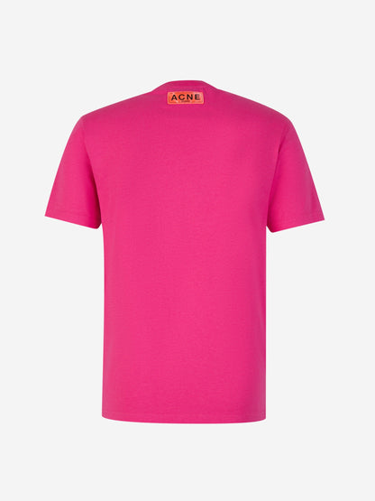 Acne Studios Camiseta Estampada Algodón color Rosa sku 553-003548 02 - Foto 2