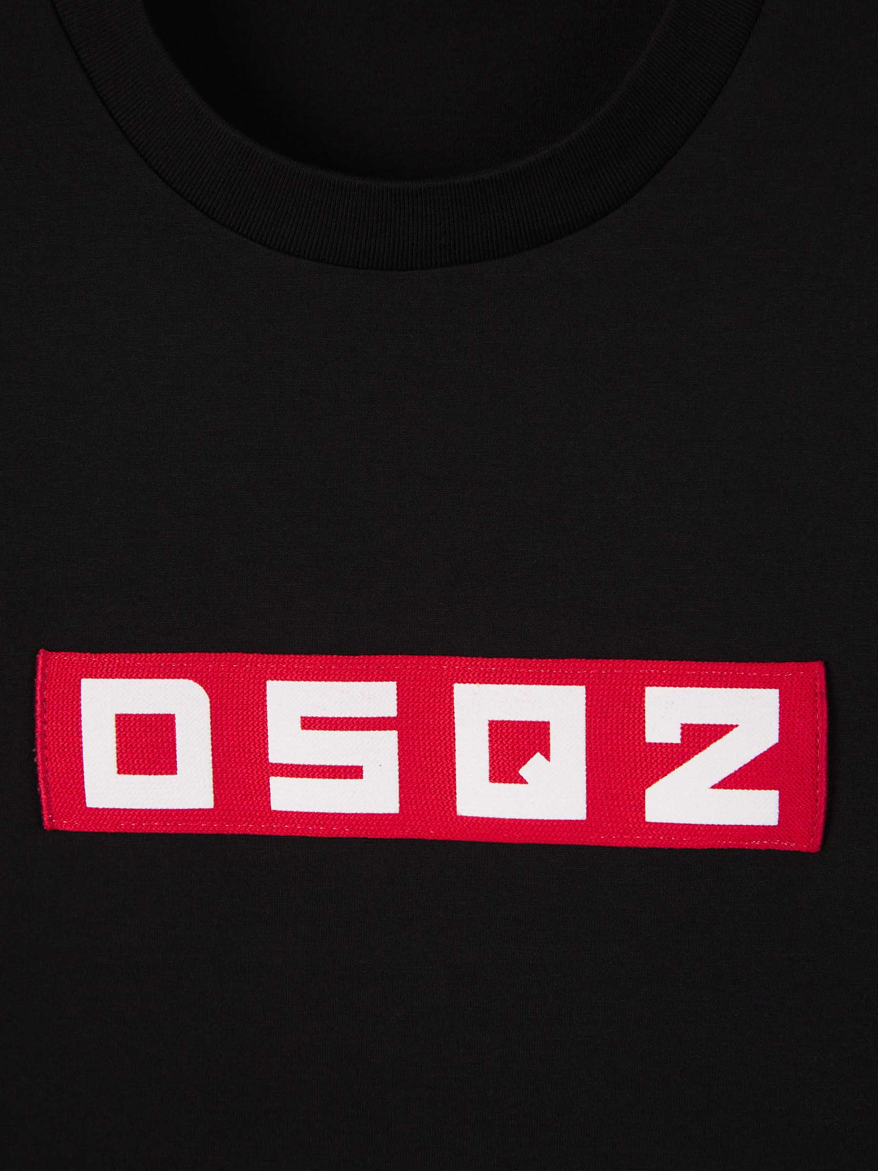 Dsquared2 Camiseta Parche Algodón color Negro sku 553-003649 02 - Foto 7