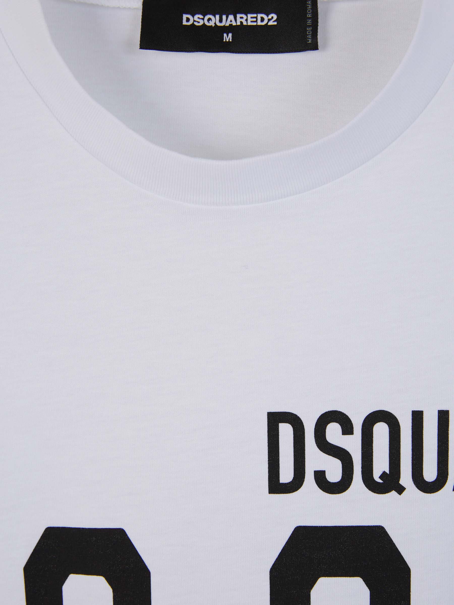 Dsquared2 Camiseta Icon Algodón color Blanco sku 553-003655 02 - Foto 8