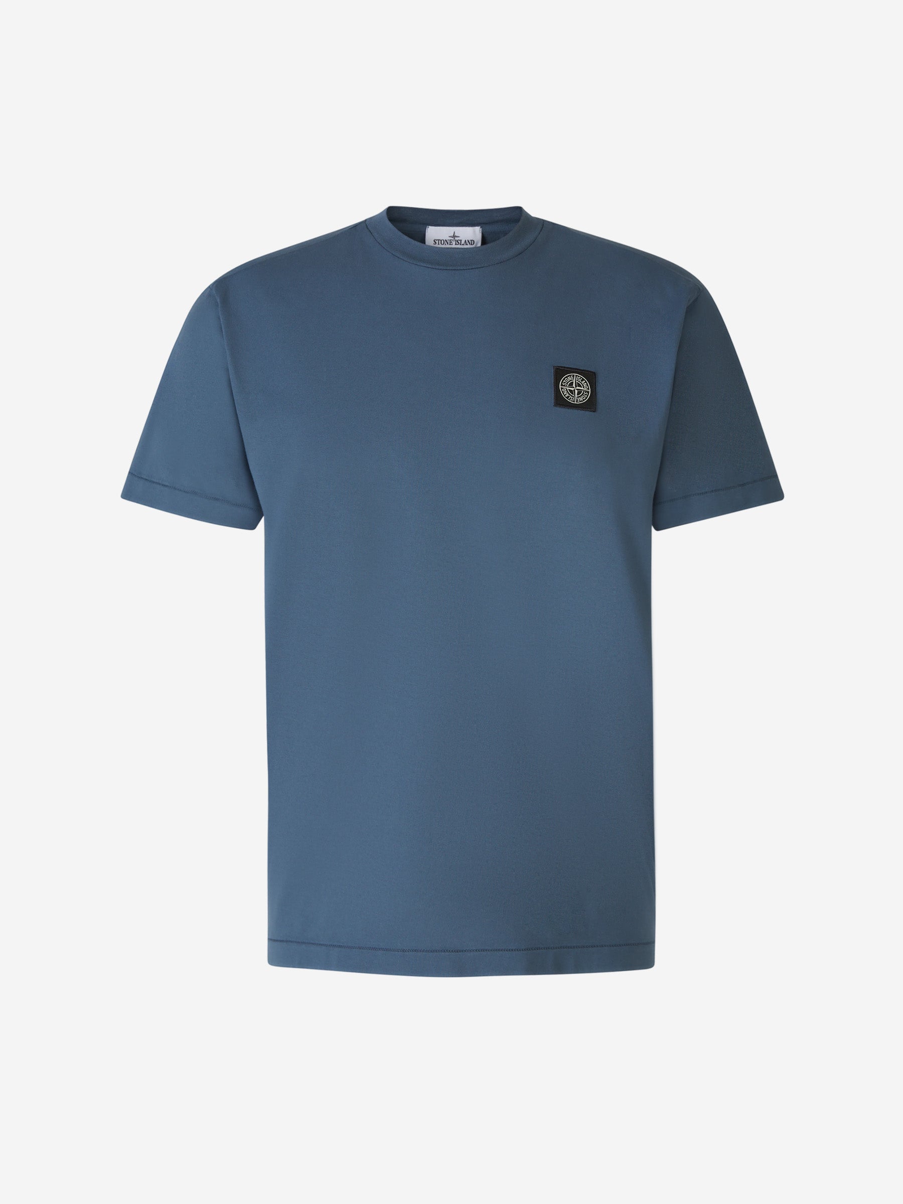 Stone Island Camiseta Logo Algodón color Azul sku 553-003681 02 - Foto 1