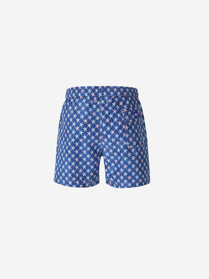 Star Motif Nautical Swimsuit