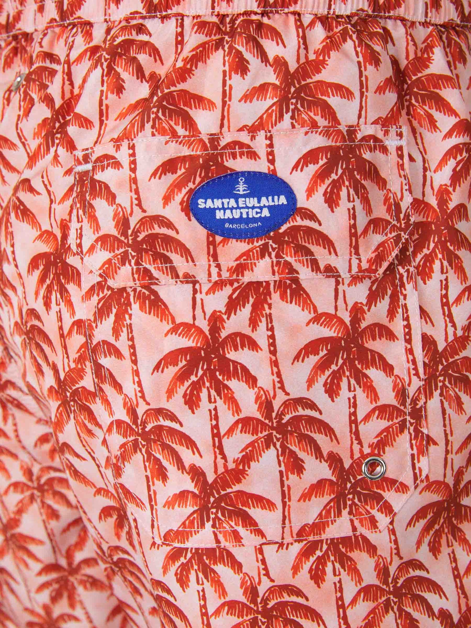 Palm Trees Motif Swimsuit