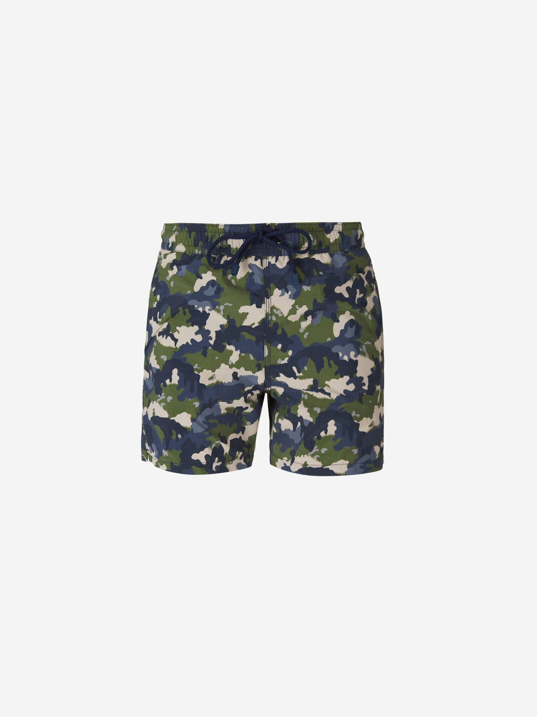 Military Motif Swim Shorts