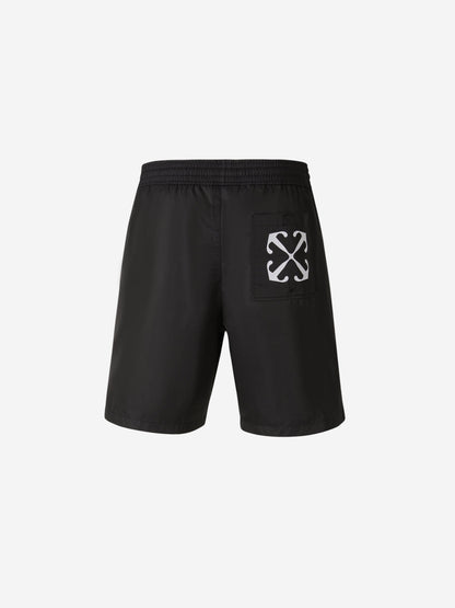 Logo Contrast Swim Shorts