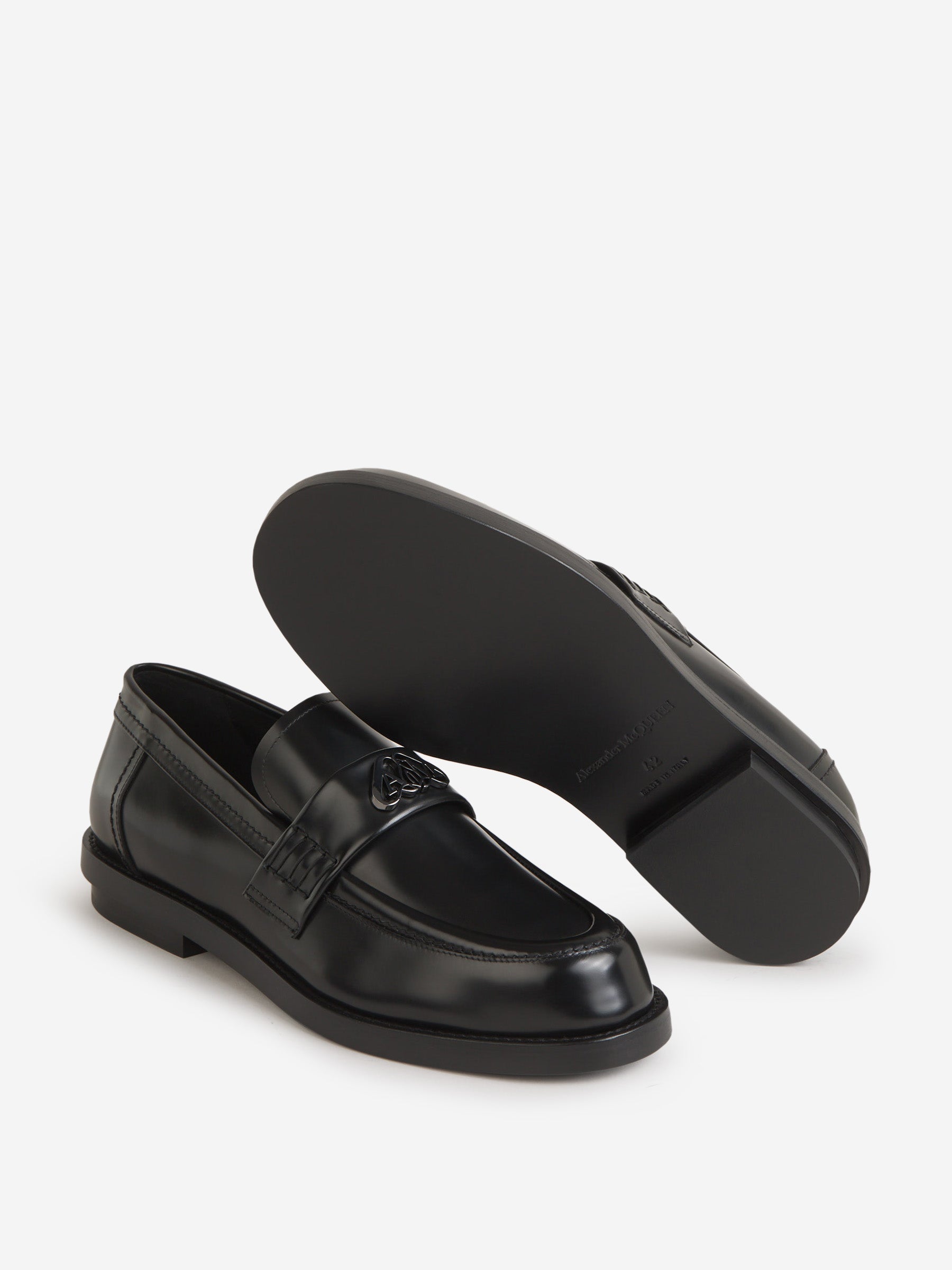 Logo Leather Loafers