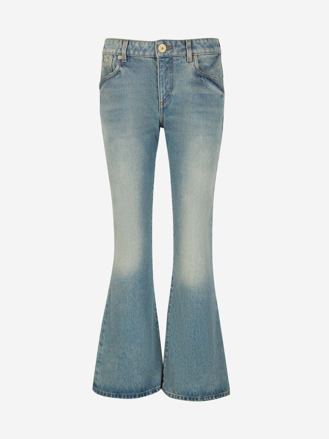 Cotton Flare Jeans