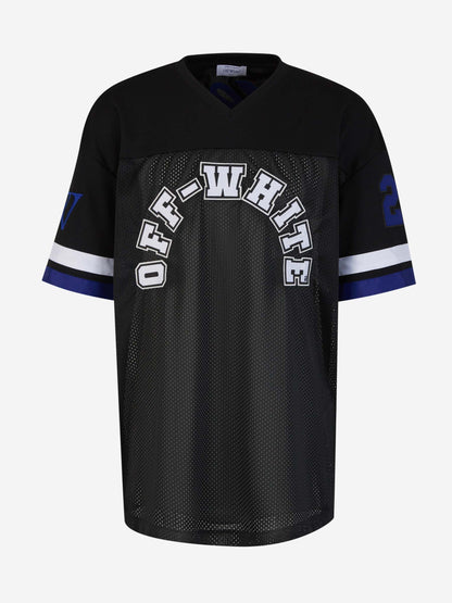 Off-White Camiseta Football Parches color Negro sku 553-003506 01 - Foto 1