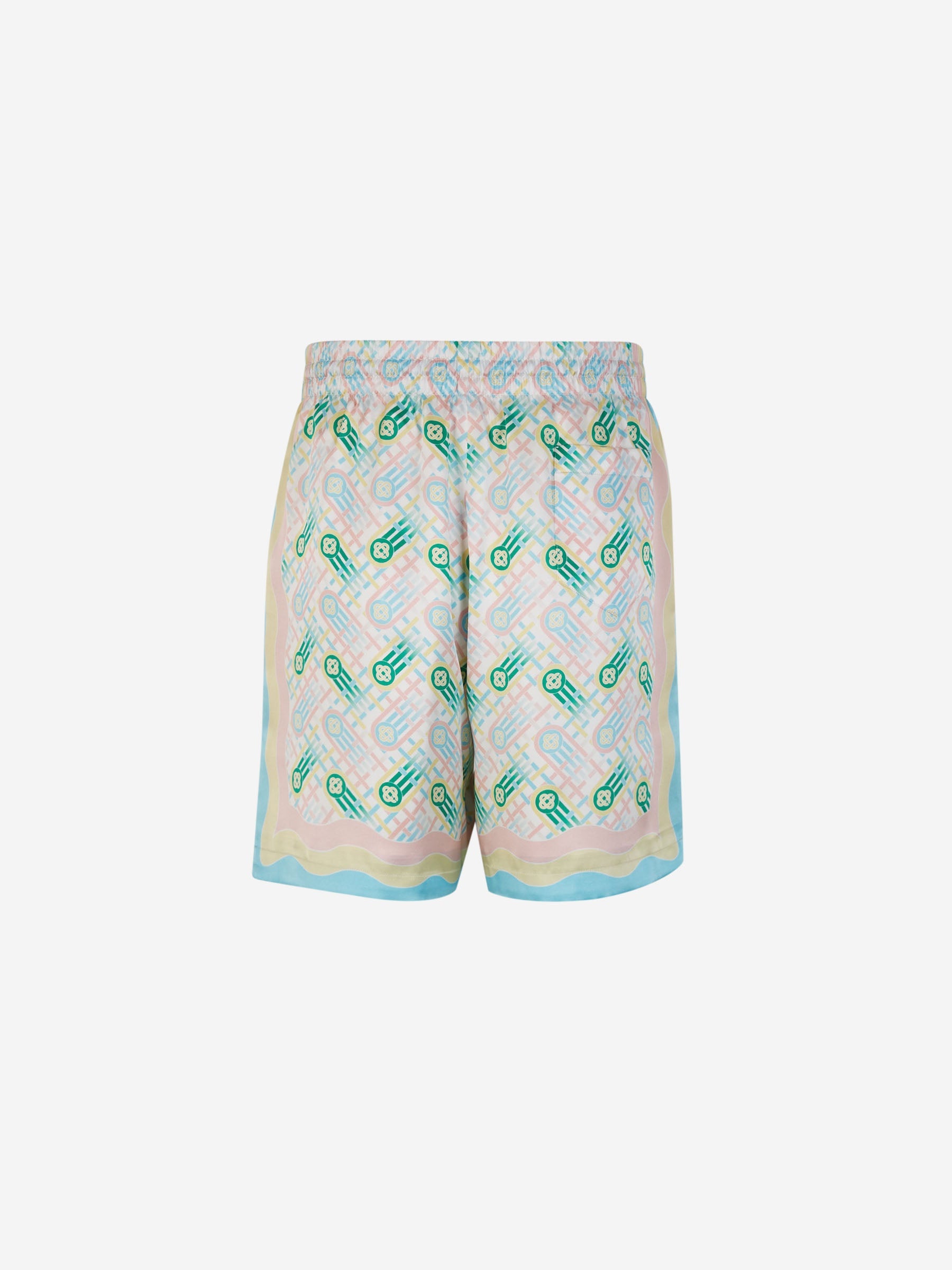 Silk Ping Pong Bermuda Shorts