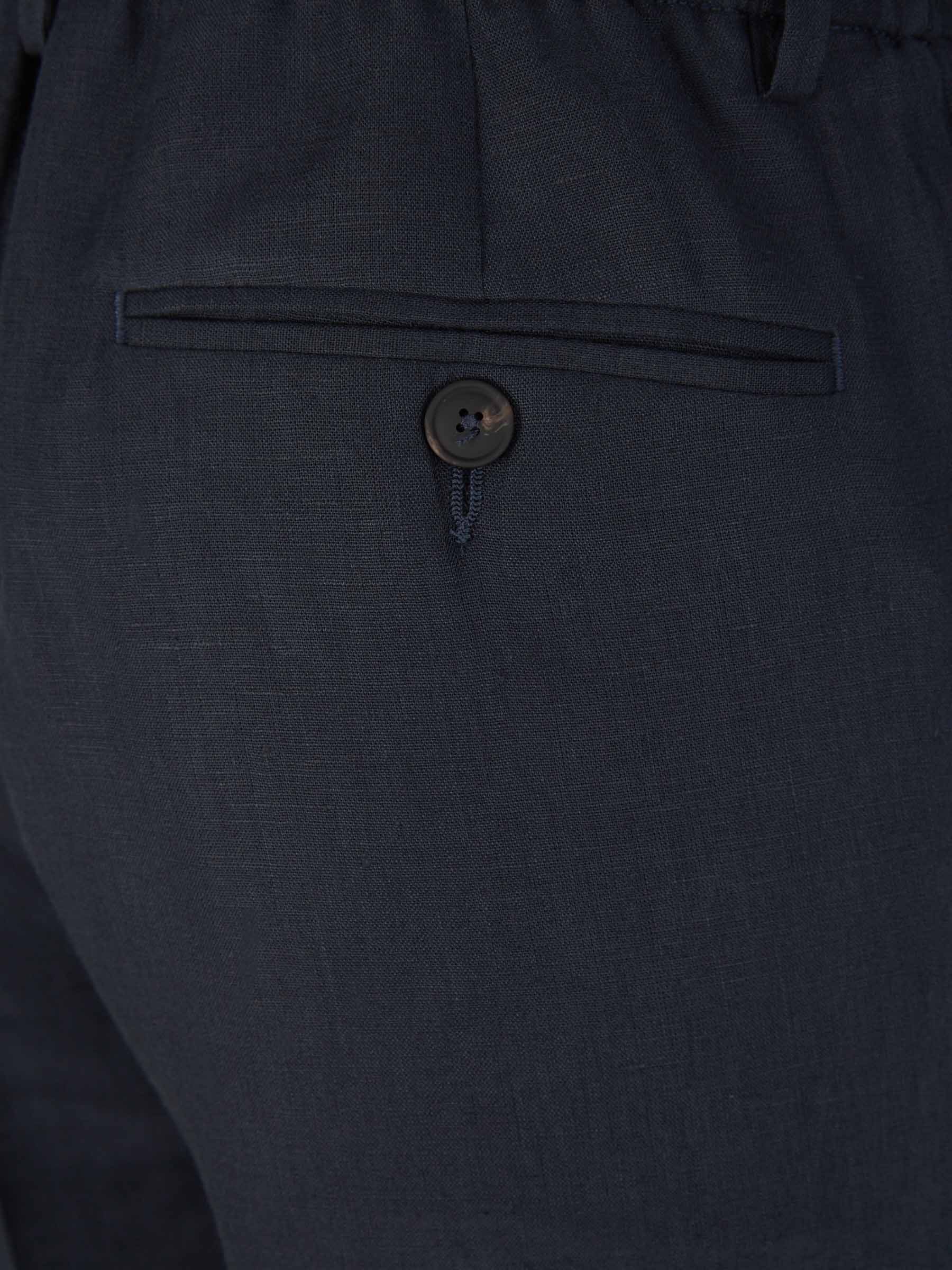 Linen Cargo Trousers