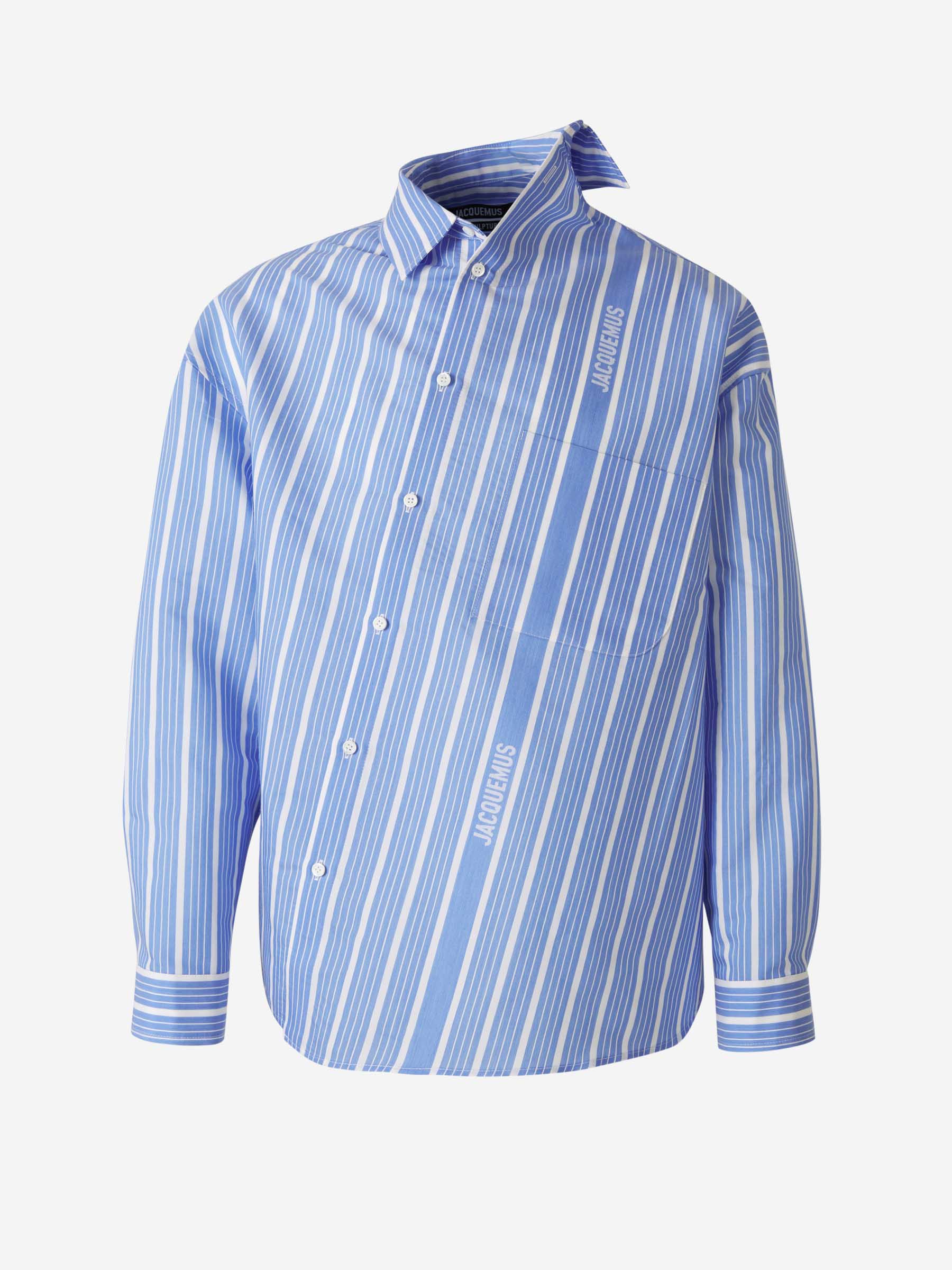 Jacquemus Camisa &quot;La Chemise&quot; color Azul sku 531-006202 01 - Foto 2