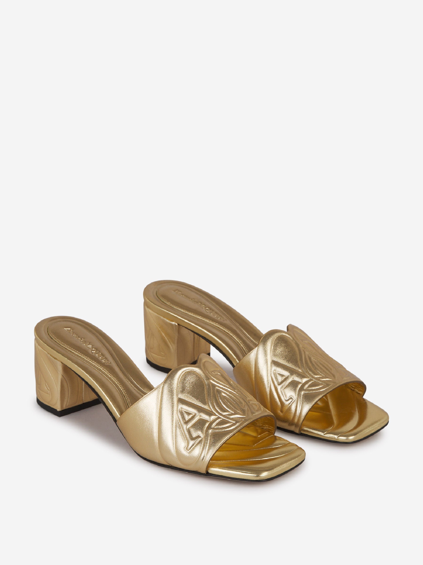 Logo Leather Sandals