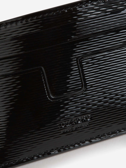 Patent Leather Card Holder