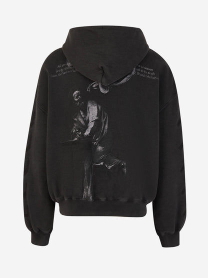 Printed Hood Sweatshirt