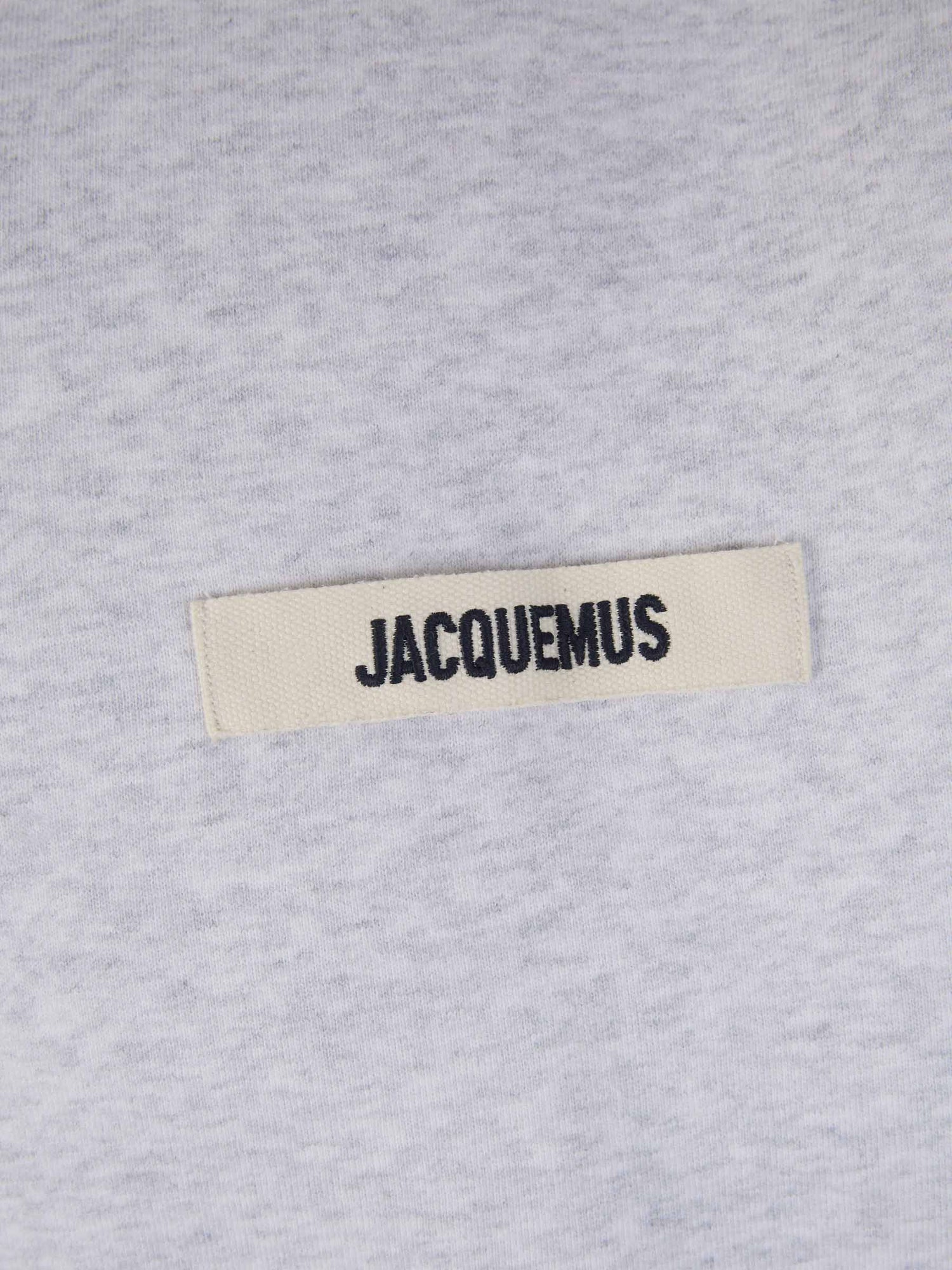 Jacquemus Sudadera Capucha Algodón color Gris Claro sku 545-001565 01 - Foto 4