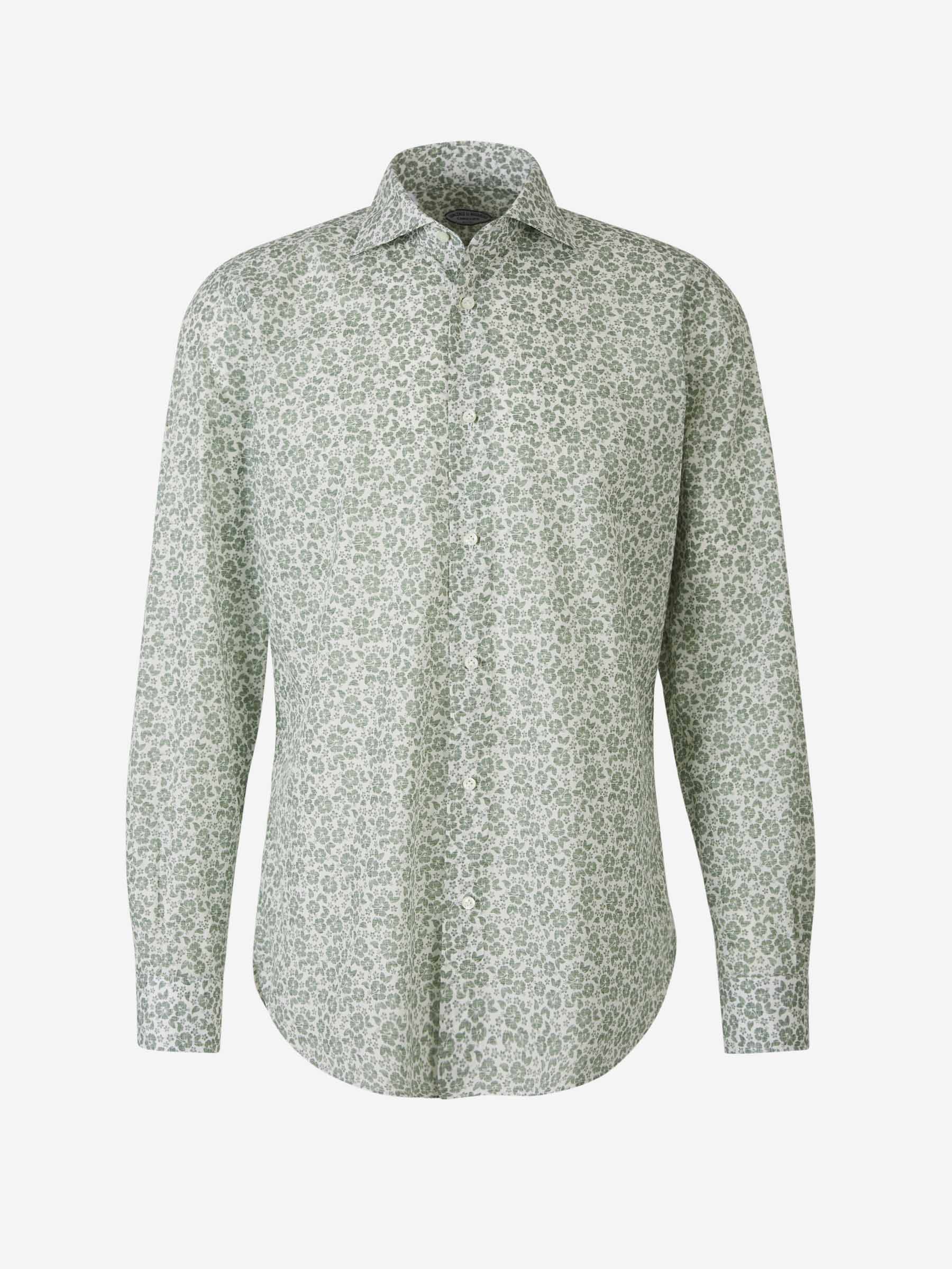 Vincenzo di Ruggiero Camisa Motivo Floral color Verde Menta sku 531-006153 01 - Foto 1