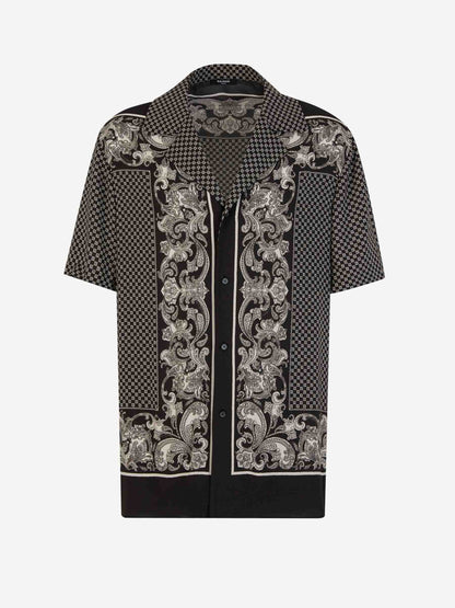 Balmain Camisa Motivo Paisley color Negro sku 532-000513 01 - Foto 1