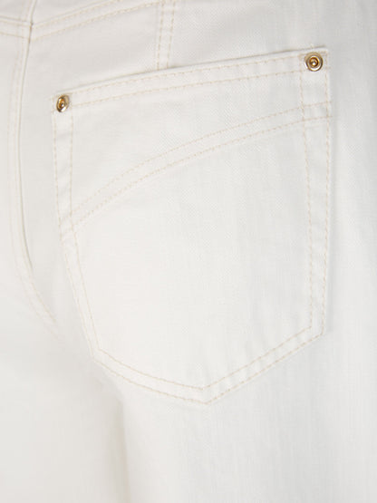 Cotton Flared Jeans