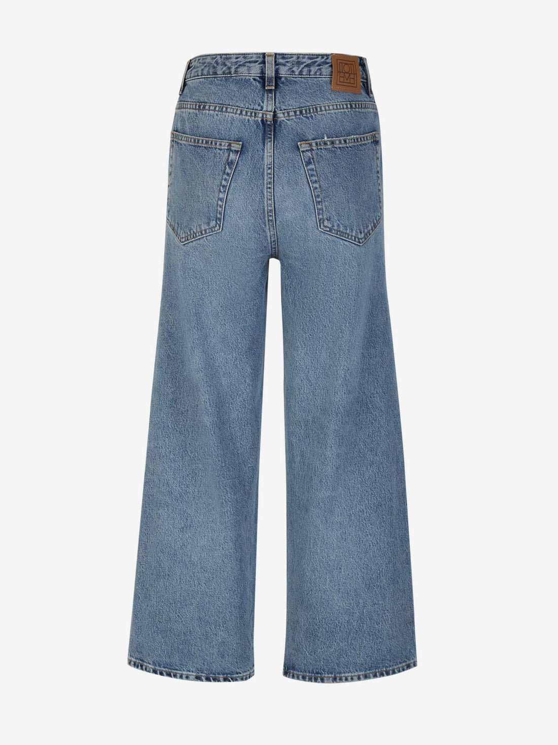 Wide Leg Cotton Jeans