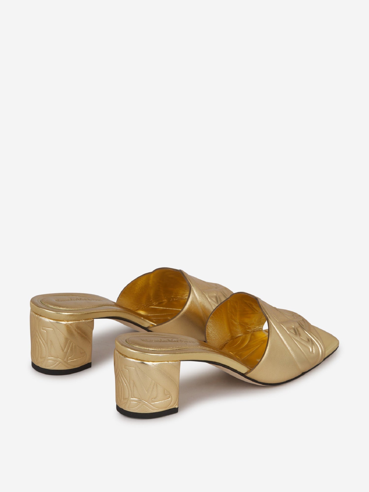 Logo Leather Sandals