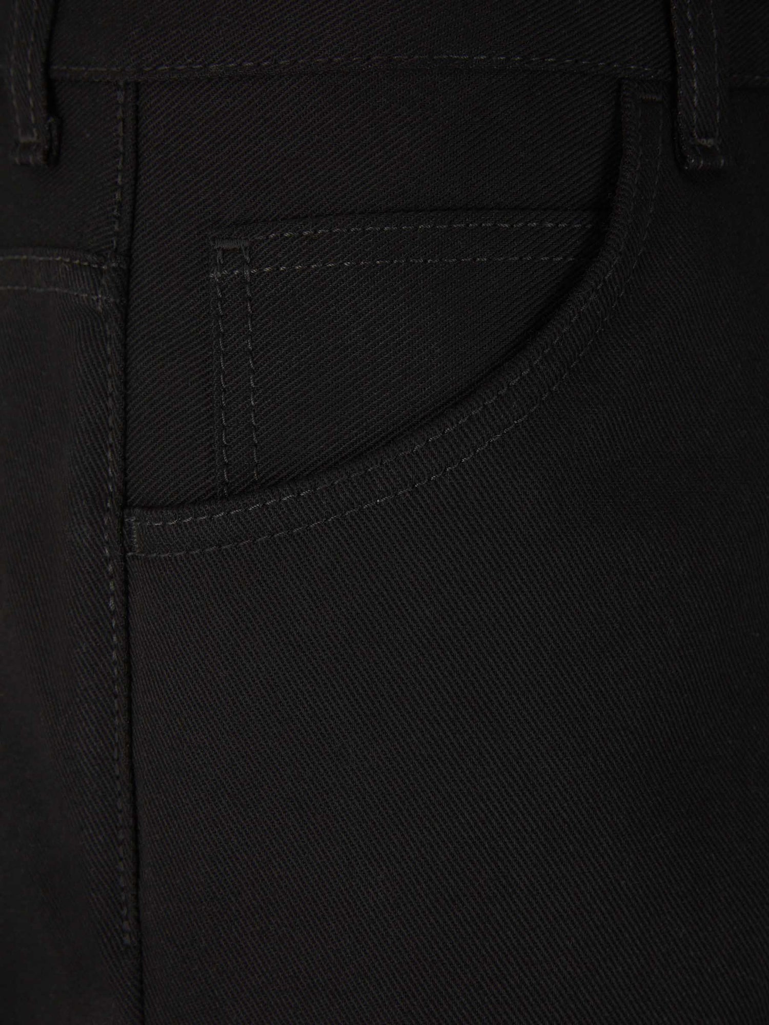 Acne Studios Jeans Rectos Algodón color Negro sku 522-002554 01 - Foto 3