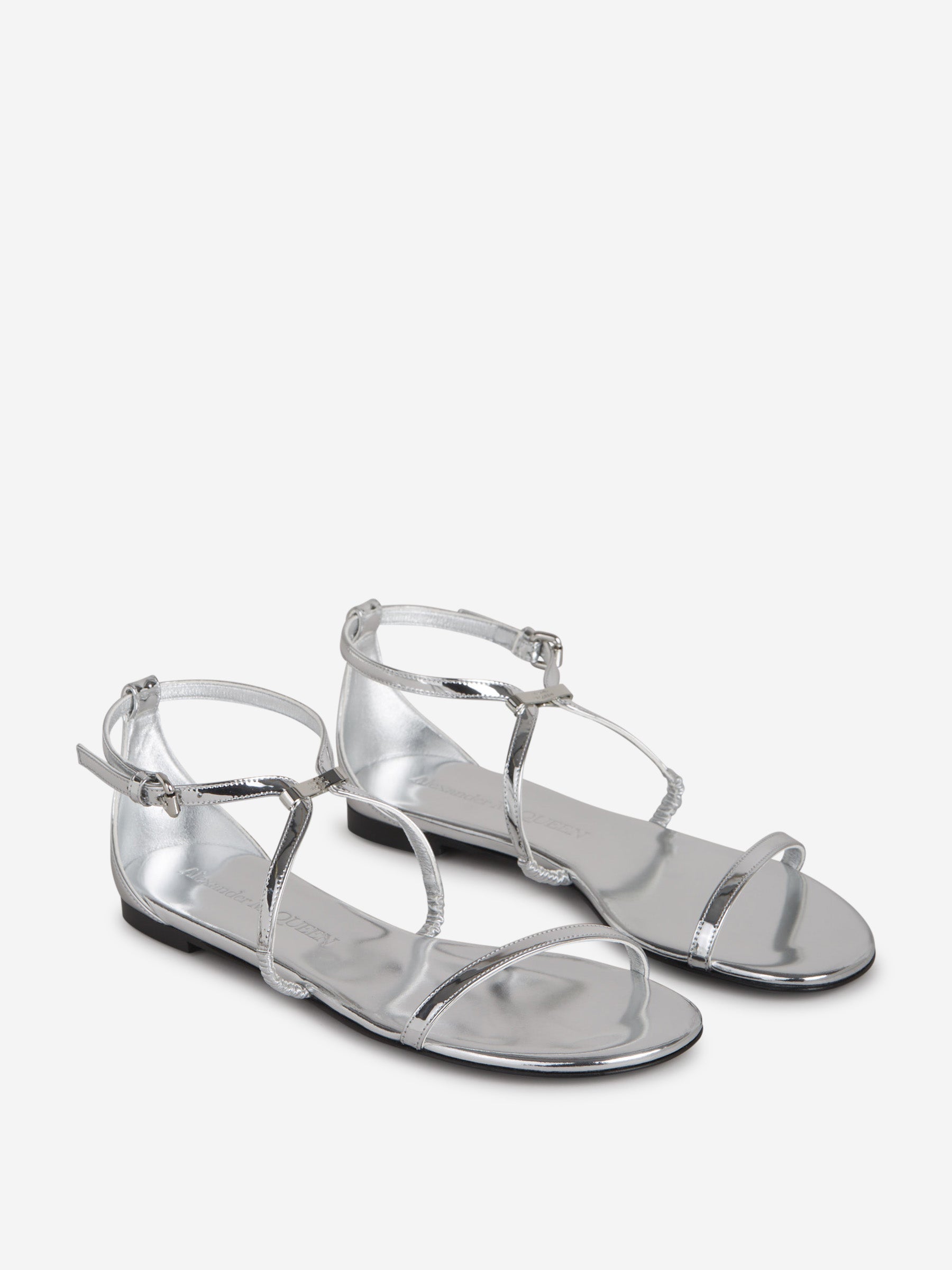 Sandalias Tiras Silver