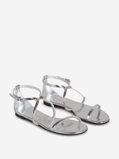 Sandalias Tiras Silver