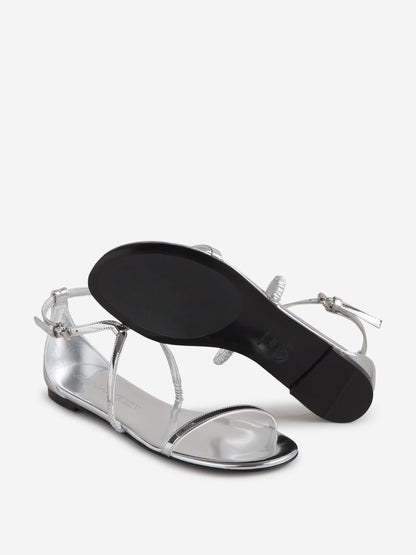 Sandalias Tiras Silver