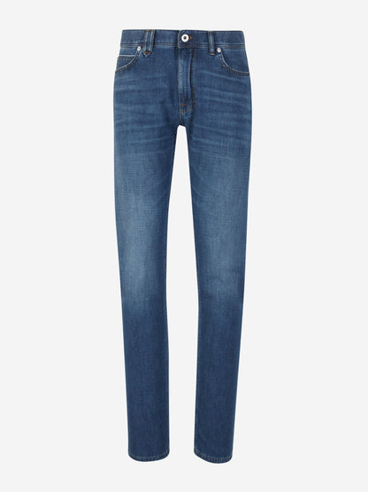 Straight Cotton Jeans