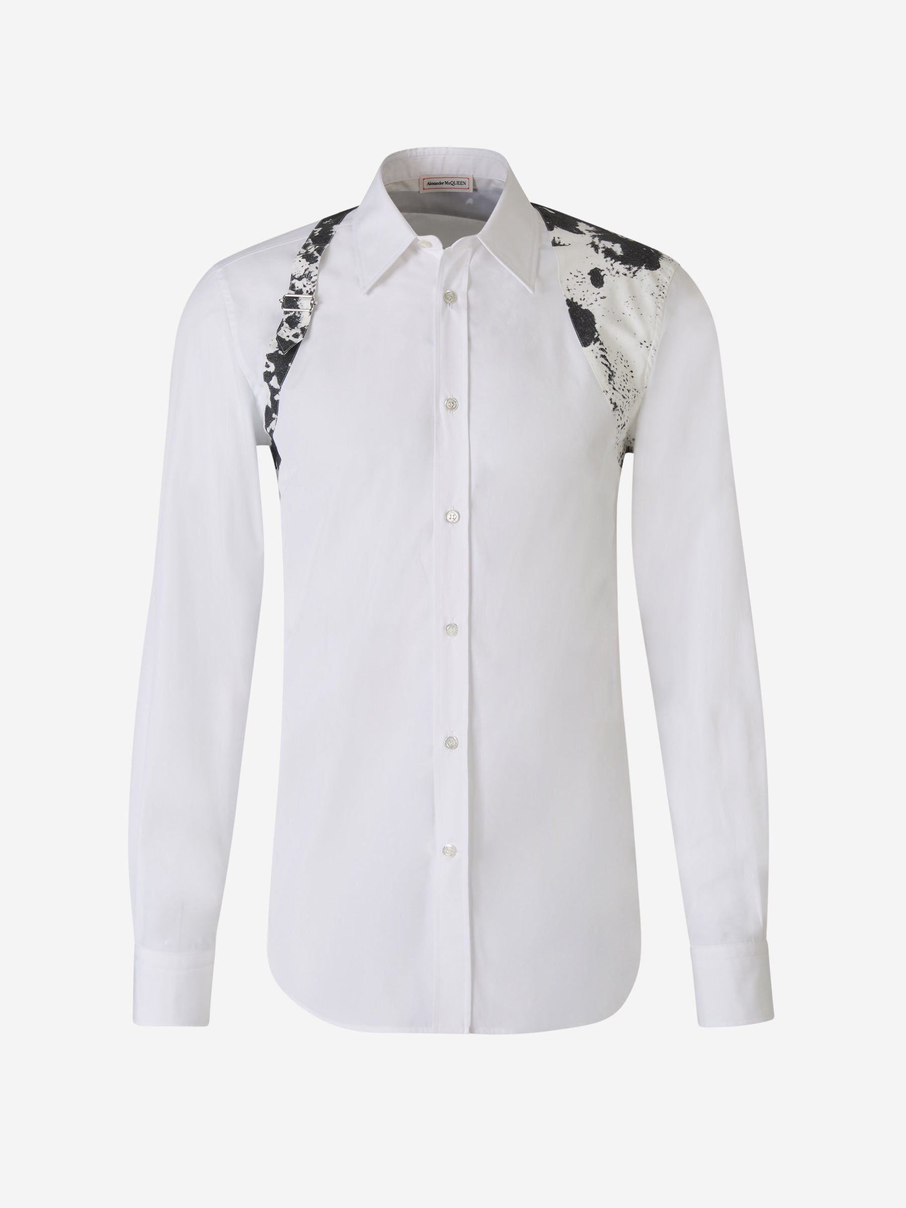 Alexander McQueen Camisa Harness Algodón color Blanco sku 531-006191 01 - Foto 1