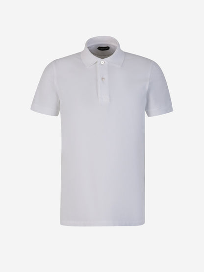 Tom Ford Polo Piqué Algodón color Blanco sku 552-001445 03 - Foto 1