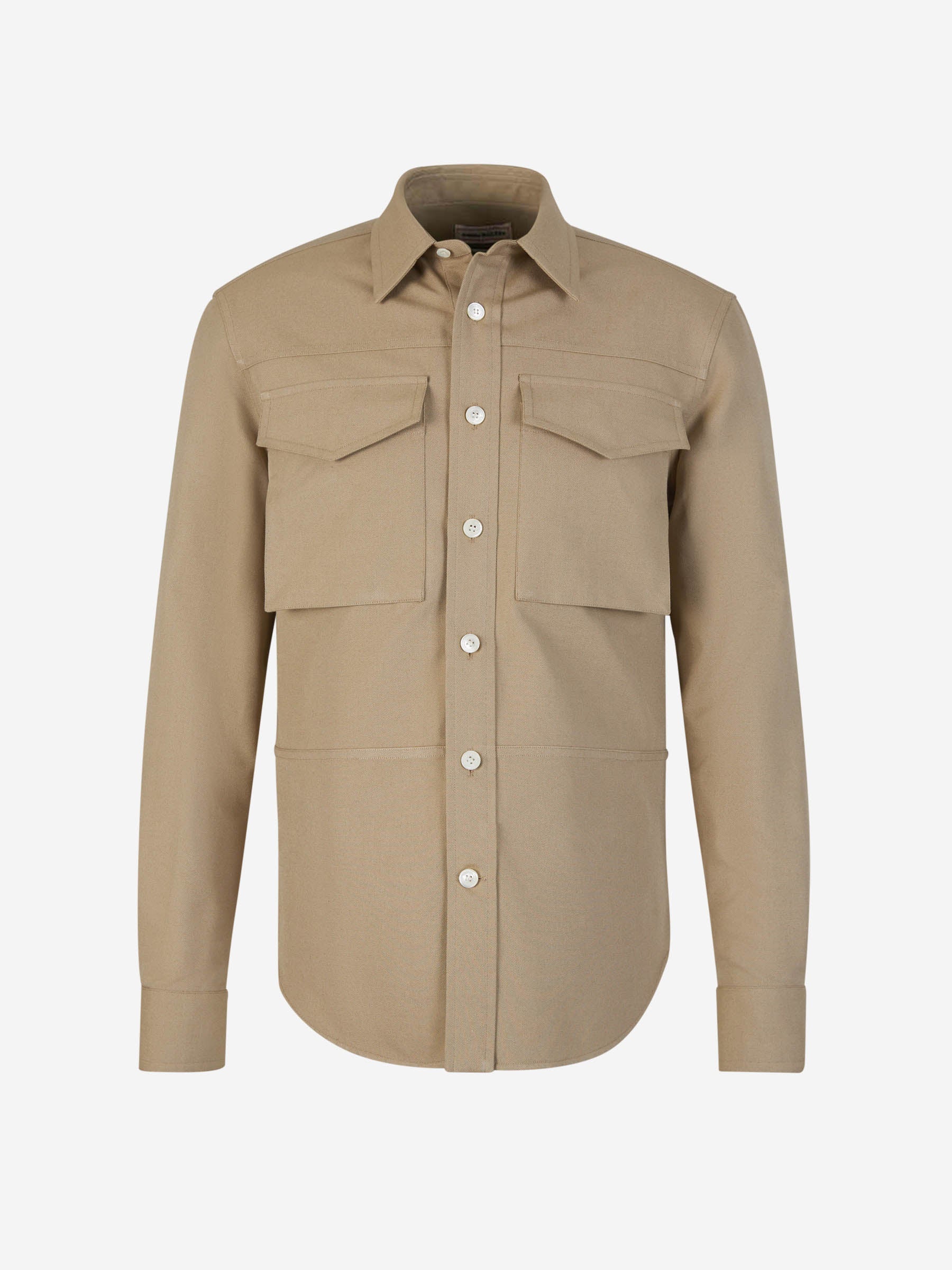 Cotton Pockets Overshirt