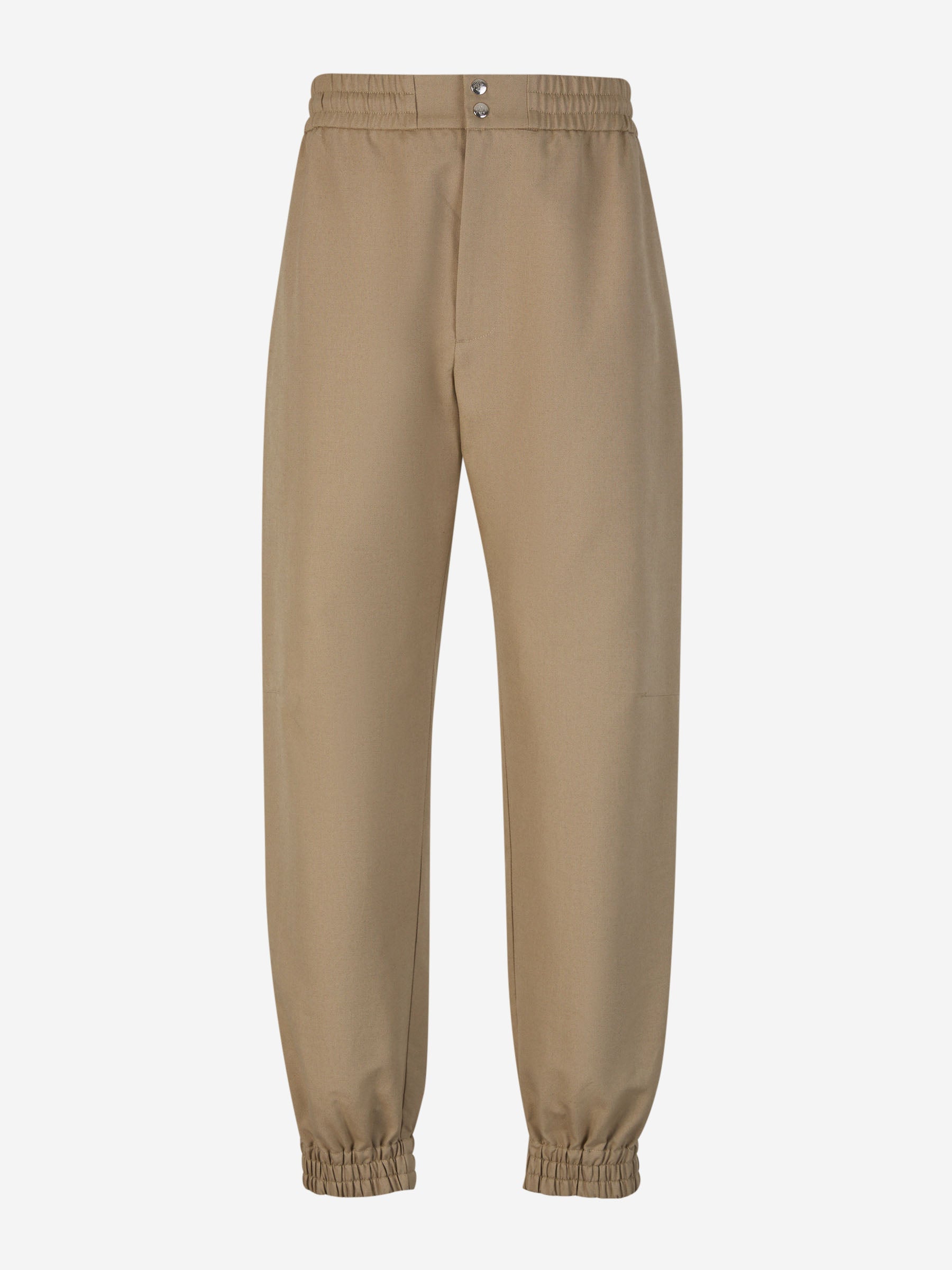 Alexander McQueen Pantalones Jogger Algodón color Topo sku 521-002969 01 - Foto 1