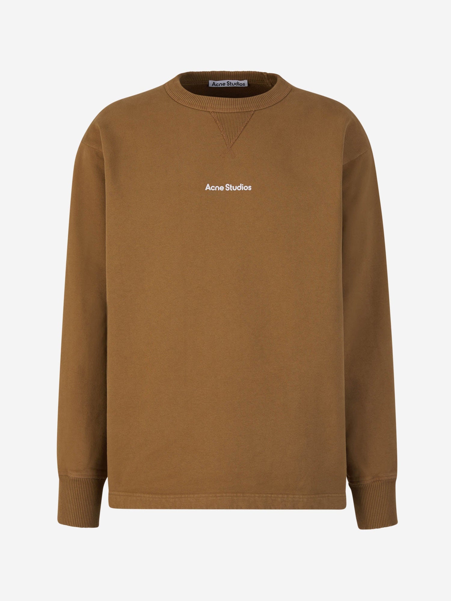 Acne Studios Sudadera Crewneck Estampada color Marrón sku 545-001516 01 - Foto 1