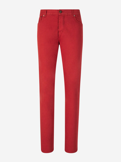 Richard J. Brown Pantalones 5 Bolsillos color Rojo sku 522-002569 04 - Foto 1