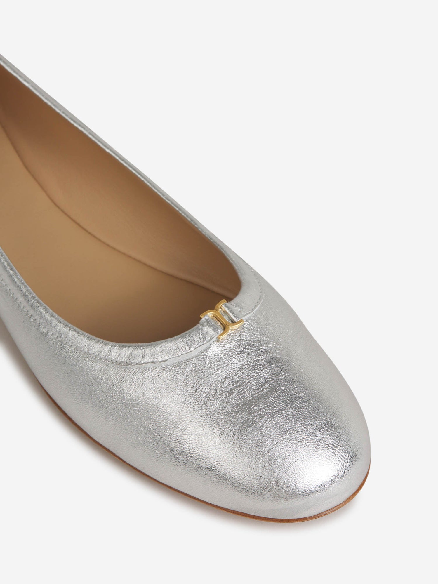 Metallic Marcie Ballerinas