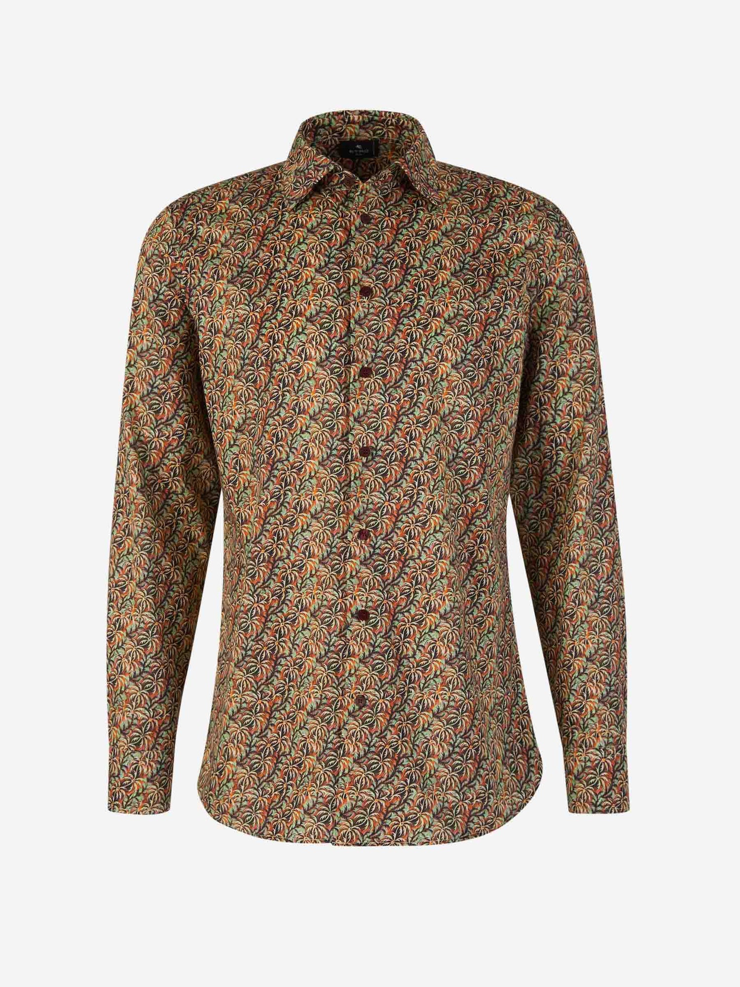 Etro Camisa Algodón Coqueros color Terracota sku 531-006213 01 - Foto 1