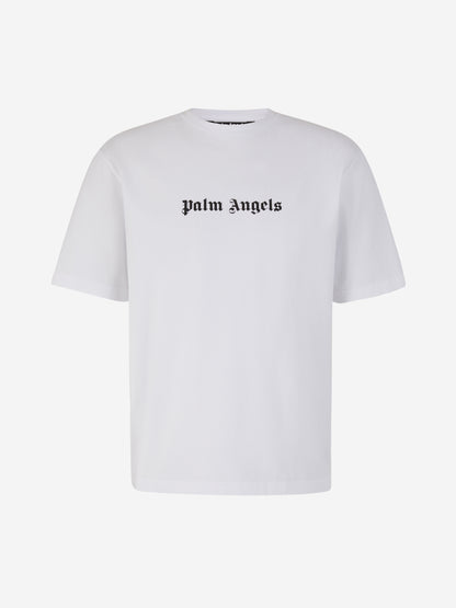 Palm Angels Camiseta Algodón logo color Blanco sku 553-003290 01 - Foto 1