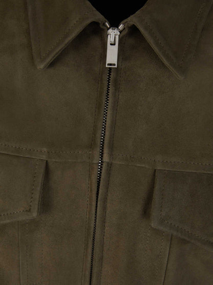 Pockets Leather Jacket