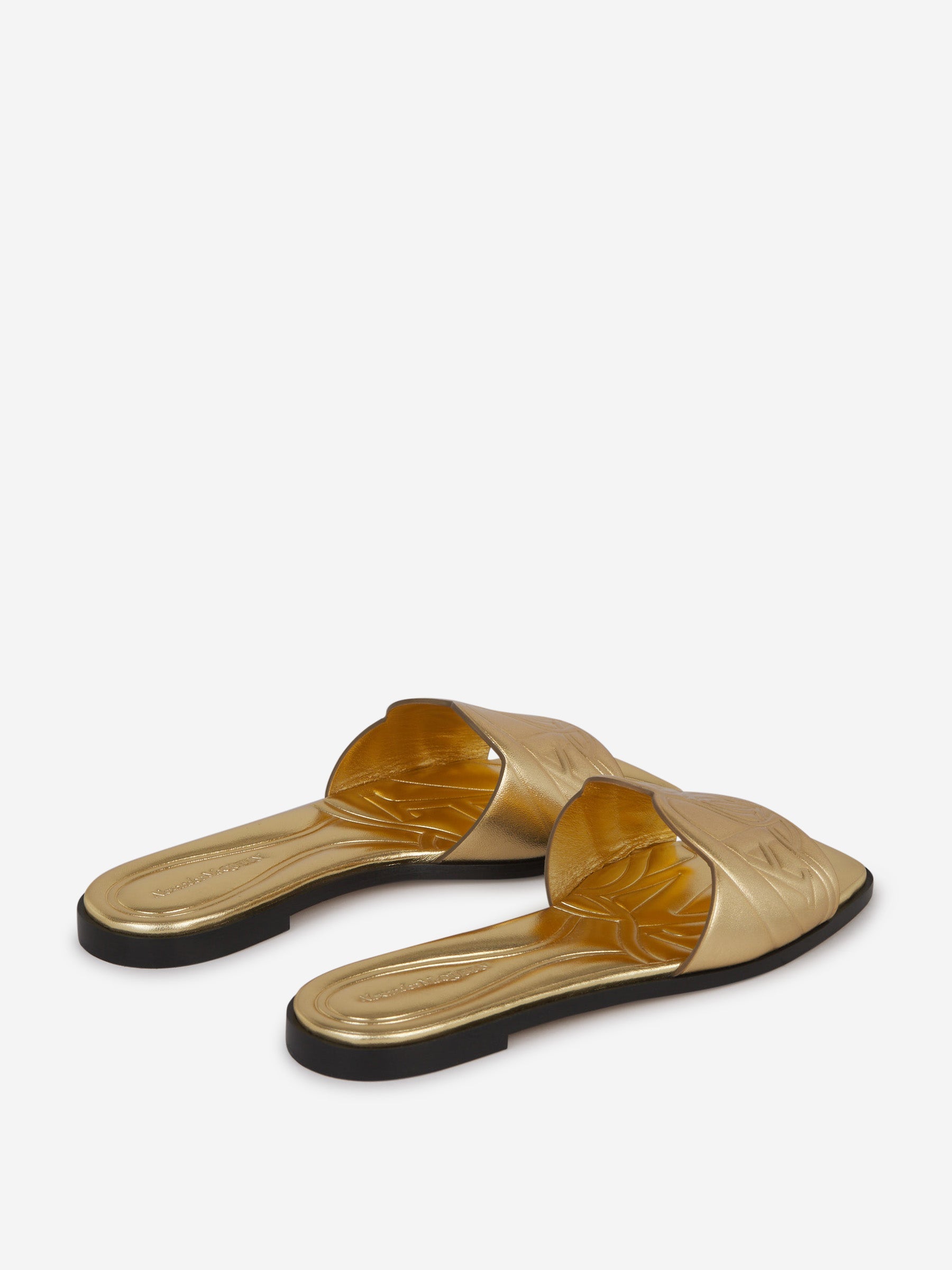 Logo Leather Sandals