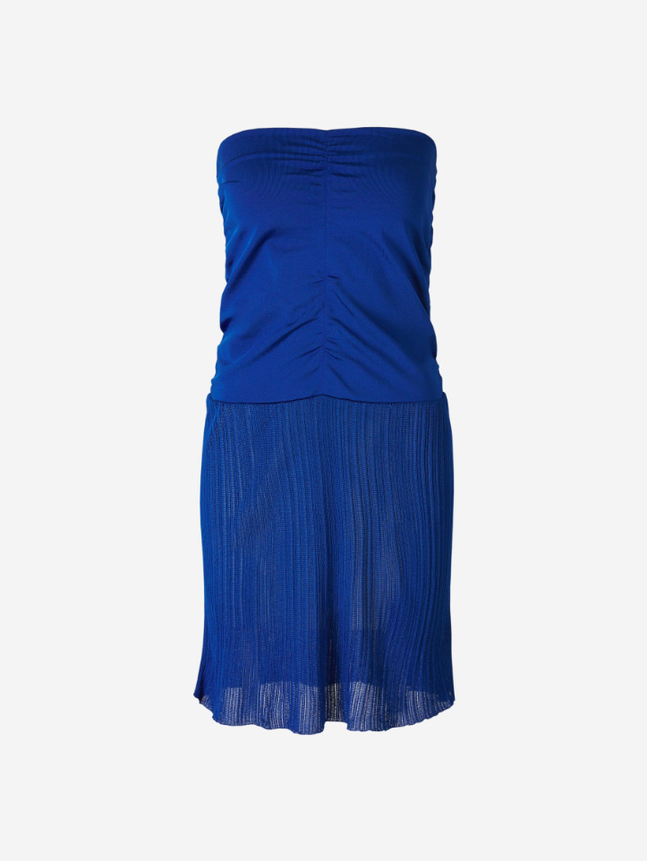 Tom Ford Vestido Fruncido color Azul Real sku 750-001385 01 - Foto 1