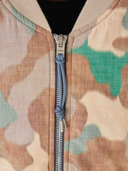 Camouflage Bomber Jacket