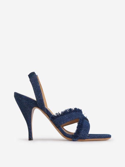 Sandalias Denim Slingback