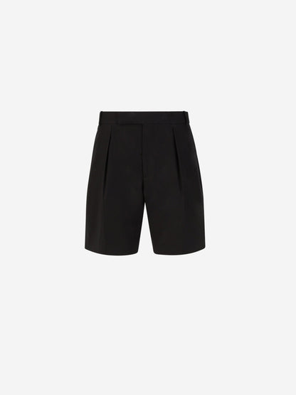 Alexander McQueen Bermudas Formales Algodón color Negro sku 523-000930 01 - Foto 1