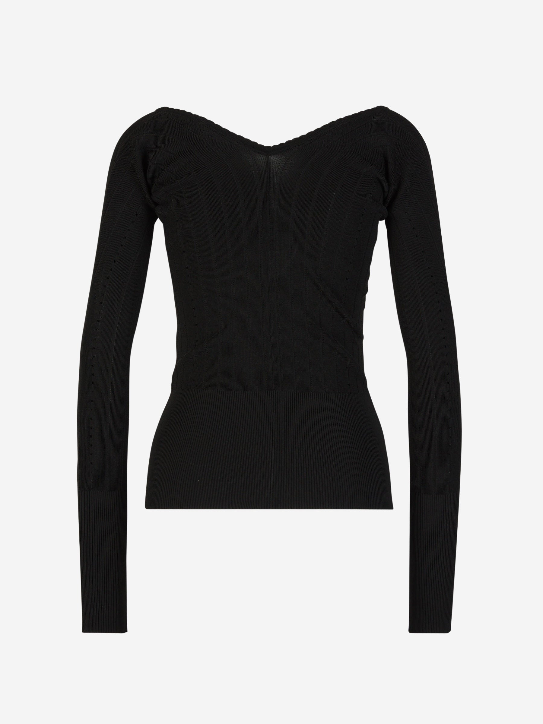 Jacquemus Top Punto Logo color Negro sku 703-002095 01 - Foto 3