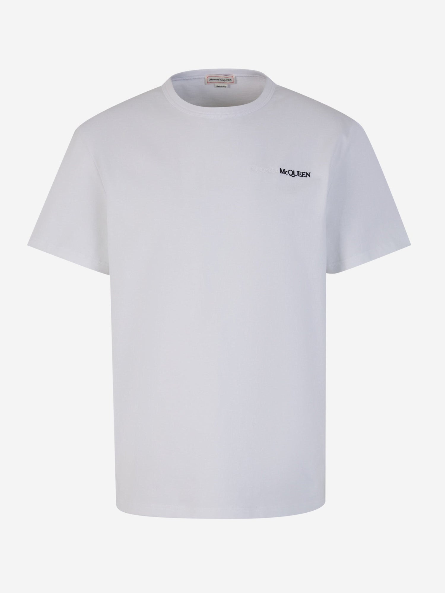 Alexander McQueen Camiseta Logo Algodón color Blanco sku 553-003586 01 - Foto 1