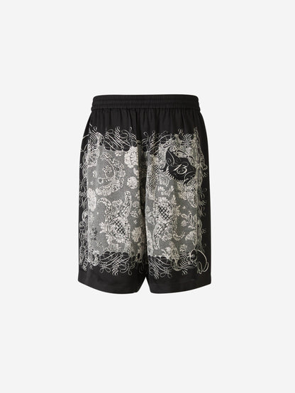 Viscose Printed Bermuda Shorts