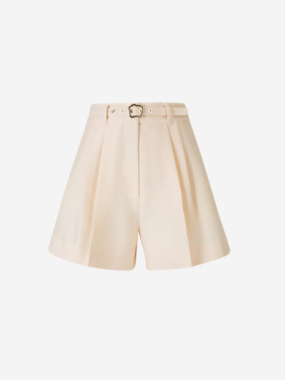 Zimmermann Bermudas Cinturón Lana color Rosa Palo sku 762-000464 01 - Foto 1