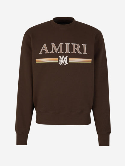 Amiri Sudadera Crewneck Logo color Marrón sku 545-001536 01 - Foto 2